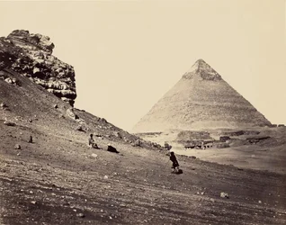 Die zweite Pyramide von Südosten