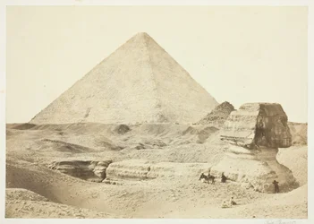 Die Sphinx und die Große Pyramide