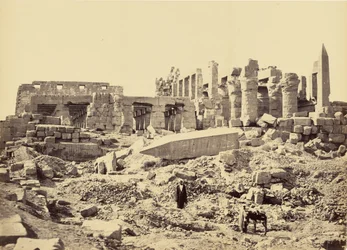 Der Tempel von El-Karnak. Von Südosten