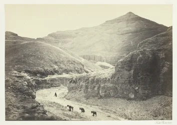 Tal des Königsgrabs, Theben, 1857