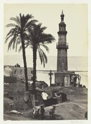 Ansicht von Girgeh, Oberägypten, 1857