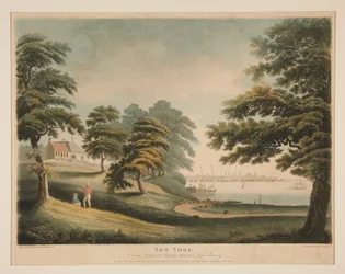 New York (vom Hobuck Ferry House, New Jersey)