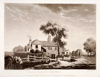 Ansicht in der Nähe des Brixton Causeway, Lambeth, London