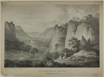 Die Burg von Tirol, in der Nähe von Meran