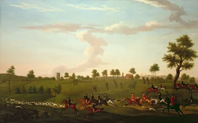 Jagdszene: Volle Jagd