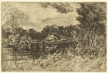 Der Fluss Test bei Longparish