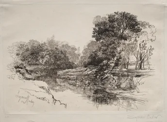 Ein Fluss in Irland, 1864