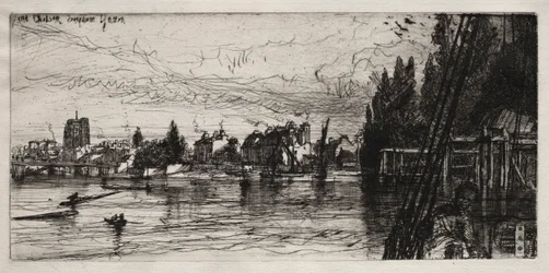 Alte Chelsea Kirche, 1865