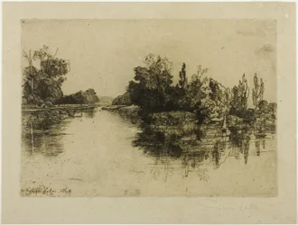 Die Insel gegenüber von Boyles Farm