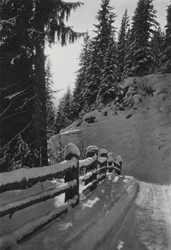 Die Alpen: Wintermorgen, nahe St. Anton