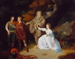 Eine Szene aus Shakespeares Der Sturm, 1787