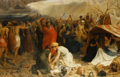 Flüchtlinge aus Pompeji, 79 n. Chr.