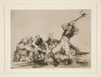 Lo mismo (Dasselbe), pl. 3 aus Los desastres de la guerra