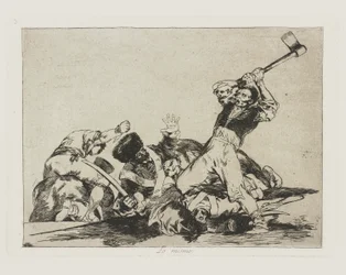 Dasselbe, Platte 3 aus der Serie Los desastres de la guerra (Die Schrecken des Krieges)