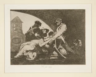 Ni por esas (Nicht einmal diese), pl. 11 aus Los desastres de la guerra (Die Schrecken des Krieges)