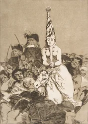 Tafel 24 aus „Los Caprichos“: Es war nichts zu machen, 1799
