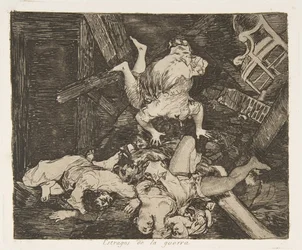 Tafel 30 aus Die Schrecken des Krieges Los Desastres de la Guerra: Verwüstung, 1810 veröffentlicht 1863