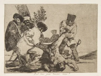 Tafel 33 aus Die Schrecken des Krieges: Was ..., 1810 veröffentlicht 1863
