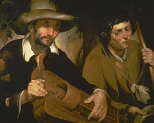 Der blinde Drehleierspieler, ca. 1640