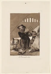 Duendecitos, Platte aus "Los Caprichos", 1799