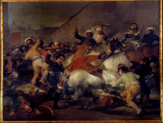 Der 2. Mai oder „Der Angriff der Mamelucken“: Aufstand gegen Joseph Bonaparte (Bruder von Napoleon I.) in Madrid am 2. Mai 1808