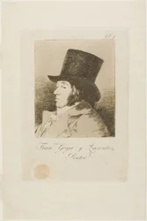 Francisco de Goya y Lucientes, Maler, Platte eins aus Los Caprichos