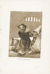 Kobolde, Tafel 49 aus Los Caprichos