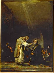 Letzte Kommunion des Heiligen Joseph von Calasanz