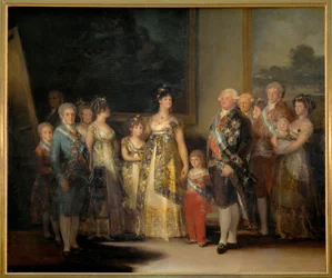 Spanischer König Karl IV. und seine Familie, Königin Louisa und ihre Kinder