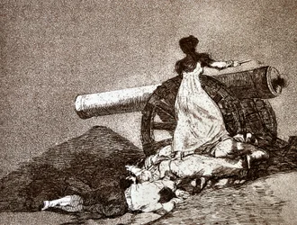 Die Schrecken des Krieges: Que Valor! (Welcher Mut) (Detail)