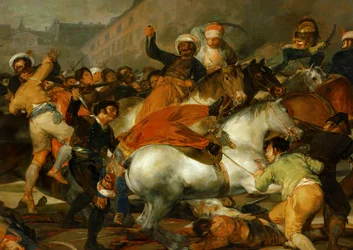 Der zweite Mai 1808 in Madrid: der Angriff