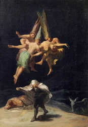Hexen im Flug