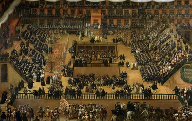 Auto-da-fé auf der Plaza Mayor