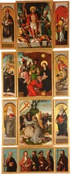 Altarbild der Heiligen Anna und Michael der Erzengel, rechte Tafel