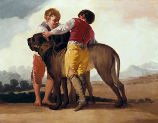 Jungen mit Mastiff, ca. 1786
