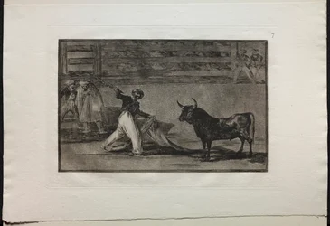 Stierkämpfe: Ursprung der Harpunen oder Banderillas, 1876