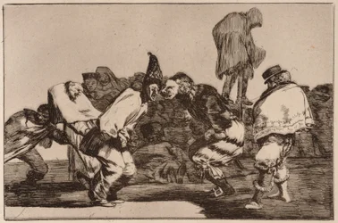Karnevalsnarrheit (Disparate de carnaval), aus der Serie Los Disparates