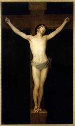 Der gekreuzigte Christus, 19. Jahrhundert. Maße: 2,55 x 1,54 m. Madrid, Museo del Prado