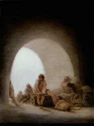 Innenansicht des Gefängnisses, 1793-94