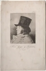 Die Caprichos: Porträt von Goya