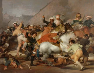 Der 2. Mai 1808 oder Der Angriff der Mameluken, 1814 (nach der Restaurierung)