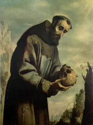 Der heilige Franziskus in Meditation