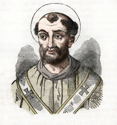 Antike: Darstellung von Papst Fabian aus 