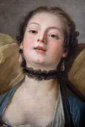 Kopf einer jungen Frau namens La Voluptueuse