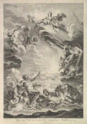 Neptun beruhigt den Sturm, 18. Jahrhundert