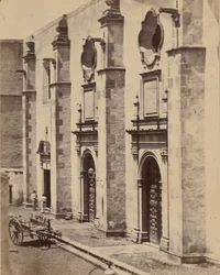 Ort der Gefangenschaft für Kaiser Maximilian von Mexiko und Soldaten, 1867