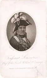 Toussaint Louverture (ca. 1743-1803), Anführer der französischen Rebellen in Santo Domingo, gestochen von Holl, veröffentlicht von H. D. Symonds, 1802