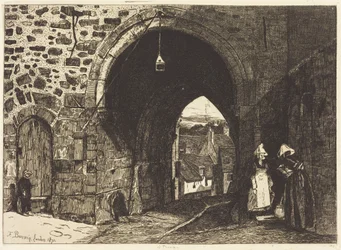 Das Saint-Malo-Tor in Dinan