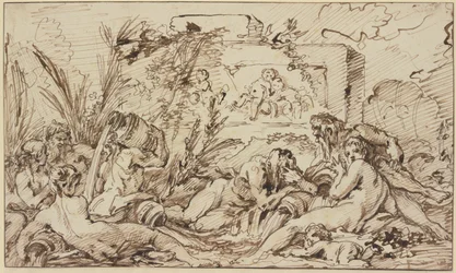 Nymphen und Flussgötter