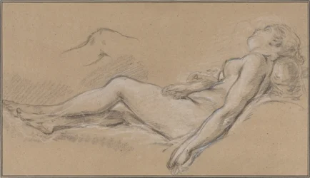 Liegende Nymphe